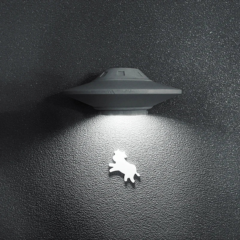 Crash Landing Wall Spaceship — Alien Saucer Wall Mount