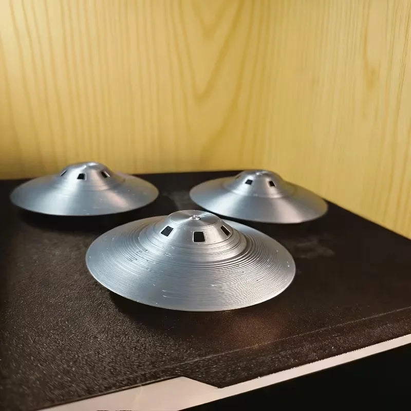 UFO Formation — 3-Piece Saucer Ornament Set