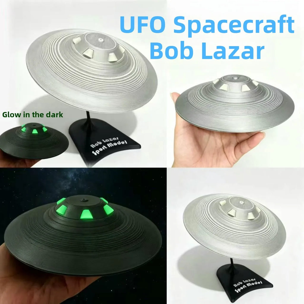 Sport Model UFO — Glow-in-the-Dark Display Saucer